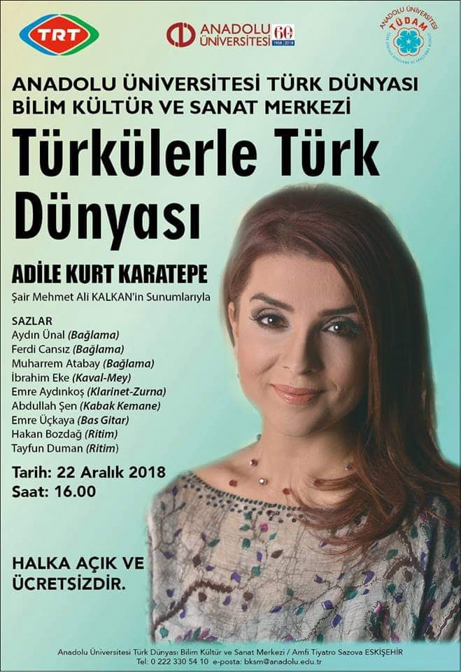 2018.12.22 konser tdbksm adile kurt karatepe