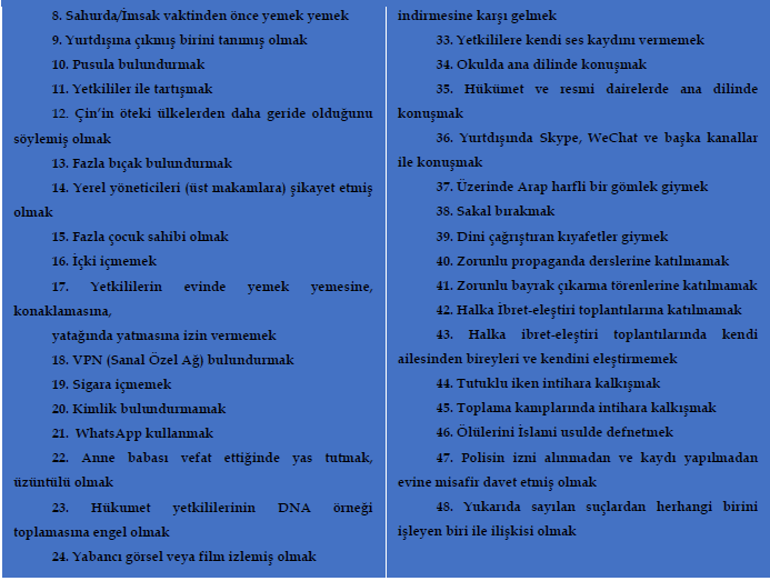 dogu turkistan suc listesi 2