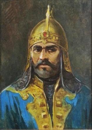 C:\Users\EAL-MUDUR\Desktop\1.Kılıçarslan\ultanı I. Kılıçarslan'ı tasvir eden bir tablo - Harbiye Askerî Müzesi, İstanbul..jpg